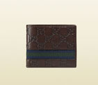 guccissima leather bi-coin wallet 365491 A0VBR 2064