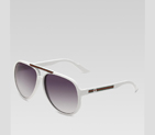 medium aviator sunglasses with G detail and signat
