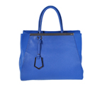 Fendi 2Jours Bag blue Calfskin Leather