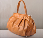 Miu Miu Tote Handbags Oil Wax Leather 8001 Khaki