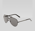 medium aviator sunglasses with signature web detai