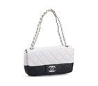 Chanel Classic Flap Bag in Two Tone Lambskin 35941WB