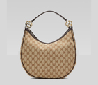 'GG twins' medium hobo with interlocking G details
