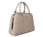 Prada Saffiano Leather Small Tote Bag BL0809 Grey