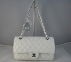 Chanel White color with Silver chain A1112WS