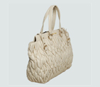 Miu Miu Matelasse Leather Tote Bag 90286 Beige