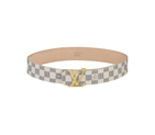 LV INITIALES DAMIER AZUR BELT