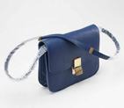 Celine Classic Box Large Flap Bag Blue