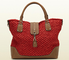 gucc 'santa monica' large tote with embossed gucci trademark