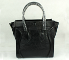 Celine Luggage Medium Handbags Black
