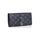 CHANEL Leather Long Wallet 3BR3380B