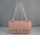Chanel Pink color with Silver chain A1112PS