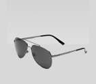 small aviator sunglasses with gucci logo on temple