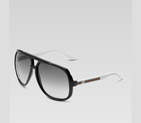large aviator sunglasses with G detail and signatu