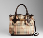 MEDIUM HAYMARKET CHECK TOTE BAG