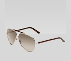 medium aviator sunglasses with signature web detai