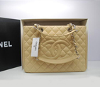 Chanel GST Caviar Leather Coco Bag A36092 Cream Silver A36092