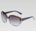 medium rectangle frame sunglasses with GG logo and