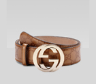 belt with interlocking G buckle
