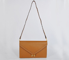Hermes Liddy Bag clemence leather in Camel with Gold hardware