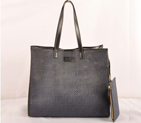 Fendi Punch Saffiiano Leather Shoulder Bag F2543 Dark Blue