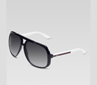 large aviator sunglasses with G detail and signatu