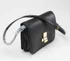 Celine Cow Leather Handbag 80077 Black
