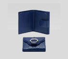 flap french wallet with horsebit detail