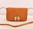 Fendi Chameleon Classic Saffiiano Leather Small Shoulder Bag 2541 Tan