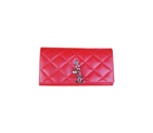 CHANEL Leather Long Wallet 3BR3380R