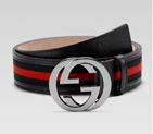 belt with interlocking G buckle