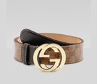 belt with interlocking G buckle