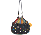 Fendi Borsa Multi-Color Studded Satchel