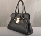 Miu Miu Calf Leather Tote Bags 90331 Black