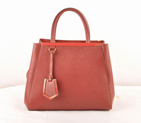 Fendi Fall Winter 2012 2Jours Saffiiano Leather Tote Bag 8BH250S Bordeaux
