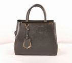 Fendi Fall Winter 2012 2Jours Saffiiano Leather Tote Bag 8BH250S Black