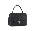 Chanel Mini Top Handle Flap Bag 35937BK