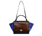 Celine Trapeze Bags Original Leather&Horsehair Brown&Black