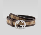 belt with interlocking G buckle