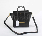 Celine Luggage Bags Mini in Croco Black