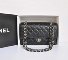 Chanel A1112 Flap Bag Original Caviar Leather Black A1112
