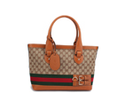 'gucci heritage' medium tote with web detail