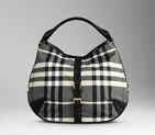MEDIUM CHARCOAL CHECK HOBO 38012241