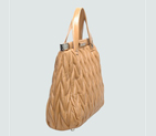 Miu Miu Matelasse Nappa Leather Tote Bags 90281 Wheat