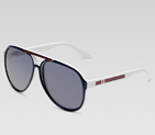 medium aviator sunglasses with G detail and signat