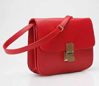 Celine Classic Box Large Flap Bag Red