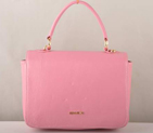 Miu Miu Tote Flap Bags Calf Leather 7428 Pink 7428