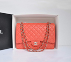 Chanel Original Leather Jumbo Flap Bag A47600 Light Red A47600