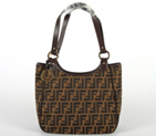 Fendi 8BH156 big F Coffee