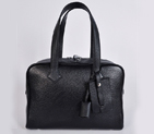 Hermes Victoria Bag clemence leather in Black with Silver hardware